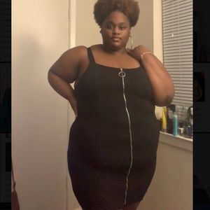 Zip up dress